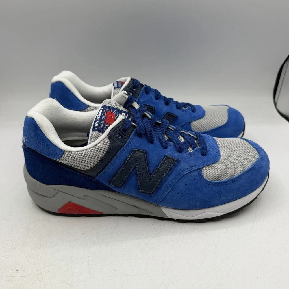 New Balance 572 Shoes Mens Sz 8.5 D Detective Cobalt/Navy Blue Sneakers MRT572BG